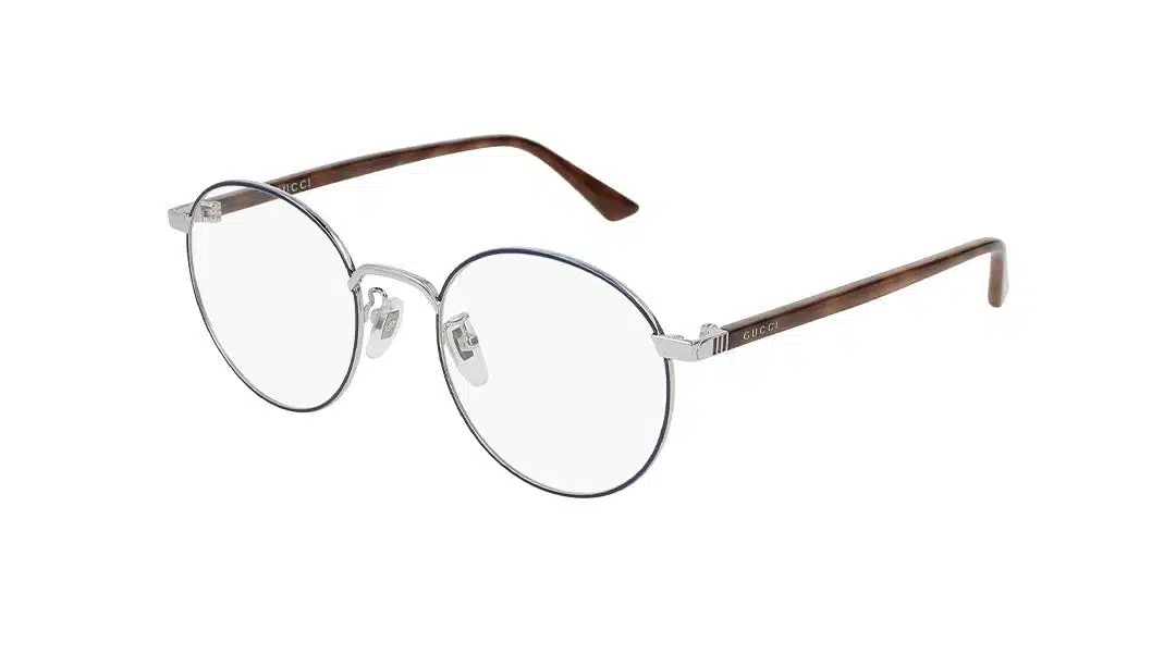 Eine moderne Gucci Brille bei Optik Müller in Korb